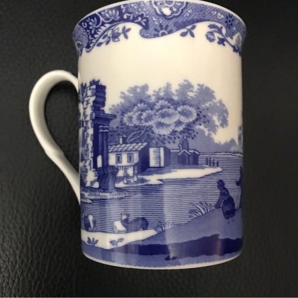 Set of 4 Spode Blue Italian coffee mugs 12 Oz NWOT - Picture 4 of 7